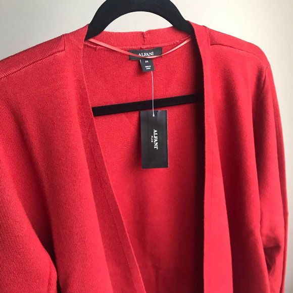 NEW Alfani Plus Cozy Open-Front Cardigan 2X - Picture 2 of 9
